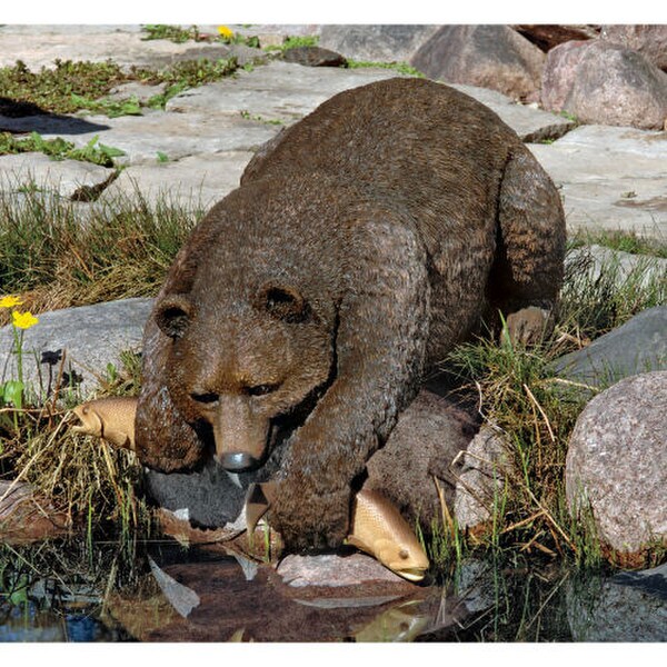 Catch Of The Day Grand Bear Sculpture